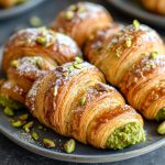Grain Free Pistachio Filled Croissants 1