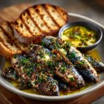 Grilled Sardines with Chermoula Butter