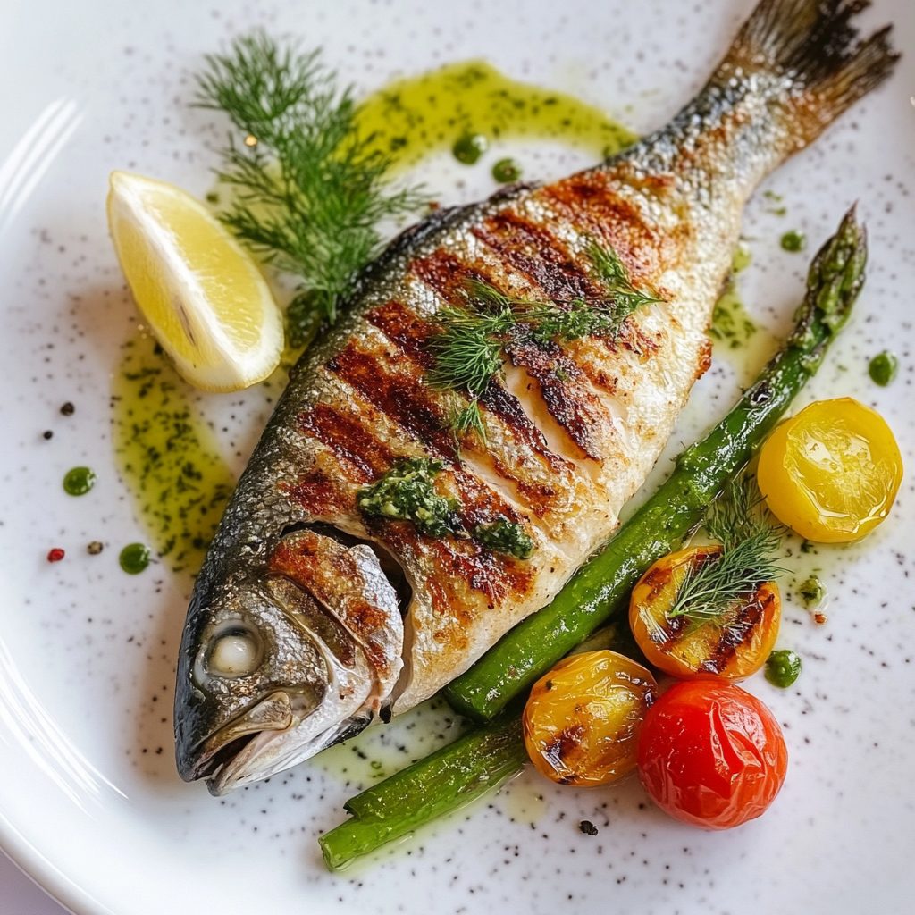 Grilled Sea Bream: Delight in a Zesty Flavor Explosion!
