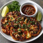 Harissa Cauliflower Steaks