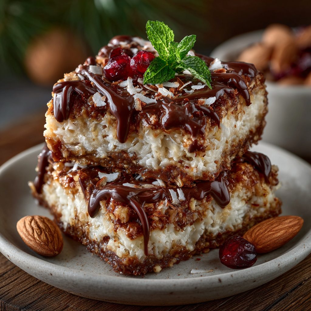 Holiday Keto Almond Joy Bars you’ll crave this season!