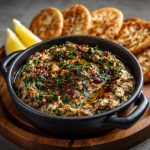 Keto Baba Ghanoush with Olive Crackers