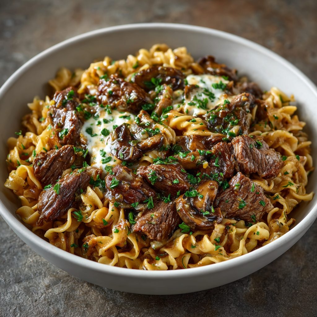 Keto Beef Stroganoff with Miracle Noodles: A Savory Delight! 3 Keto Beef Stroganoff with Miracle Noodles
