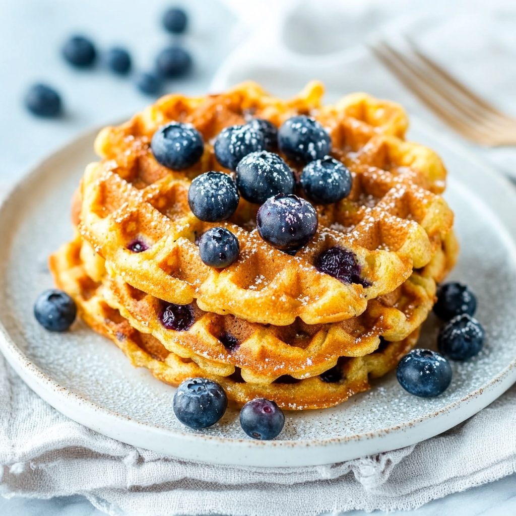Keto Blueberry Chaffles: Enjoy a Guilt-Free Treat!