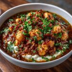 Keto Cauliflower Harira Stew with Spiced Ghee
