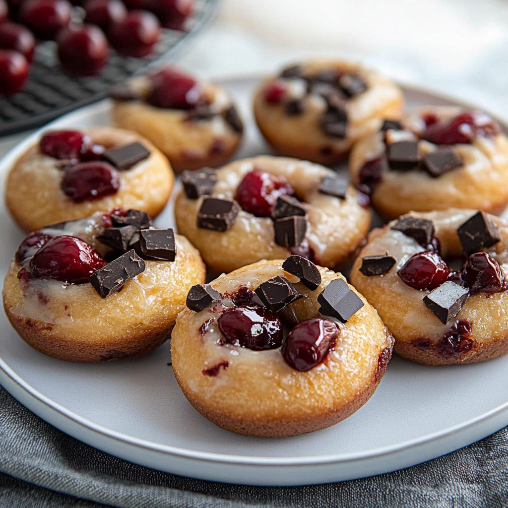 Keto Cherry Chocolate Chunk Donuts: Indulge Guilt-Free!