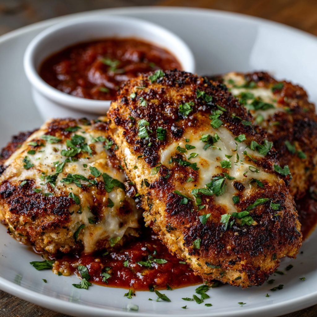 Keto Chicken Parmesan with Almond Flour Crust: Easy Delight!