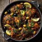 Keto Chicken Tagine with Olives Lemon