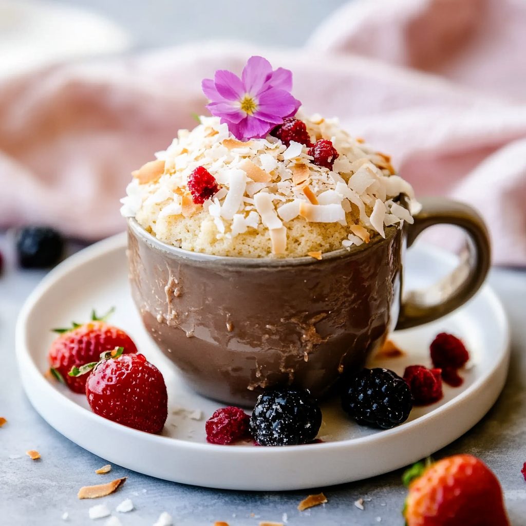 Keto Coconut Mug Cake: Indulge in Low-Carb Bliss!