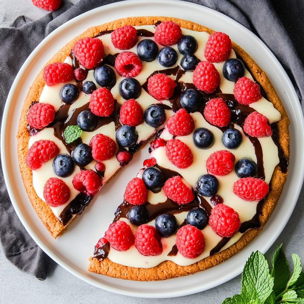 Keto Cookie Pizza: Indulge in Guilt-Free Dessert!