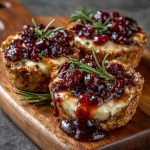 Keto Cranberry Brie Tartlets