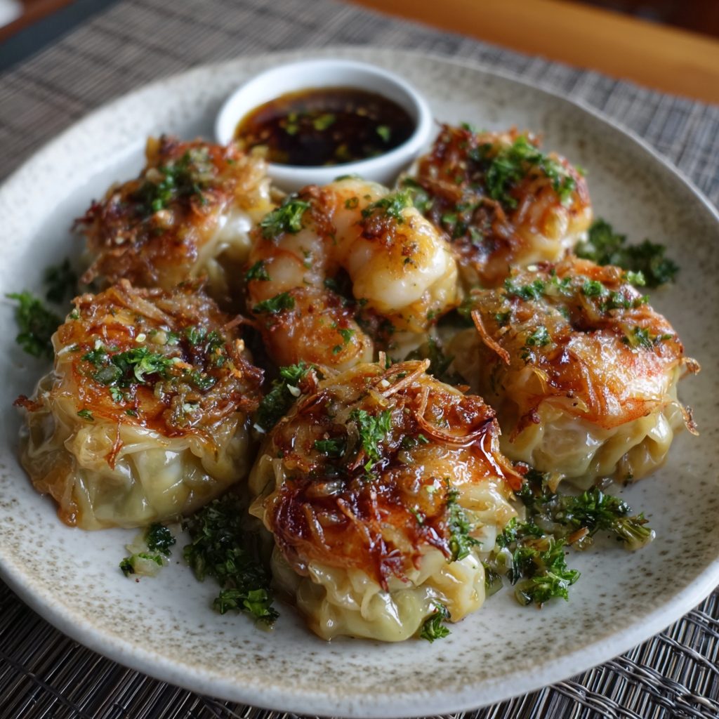 Keto Crystal Shrimp Dumplings