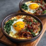 Keto Duck Egg Custard Savory Bowls