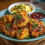 Keto Fried Chicken with Pork Rind Breading 1