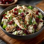 Keto Herbed Turkey Cranberry and Celery Salad