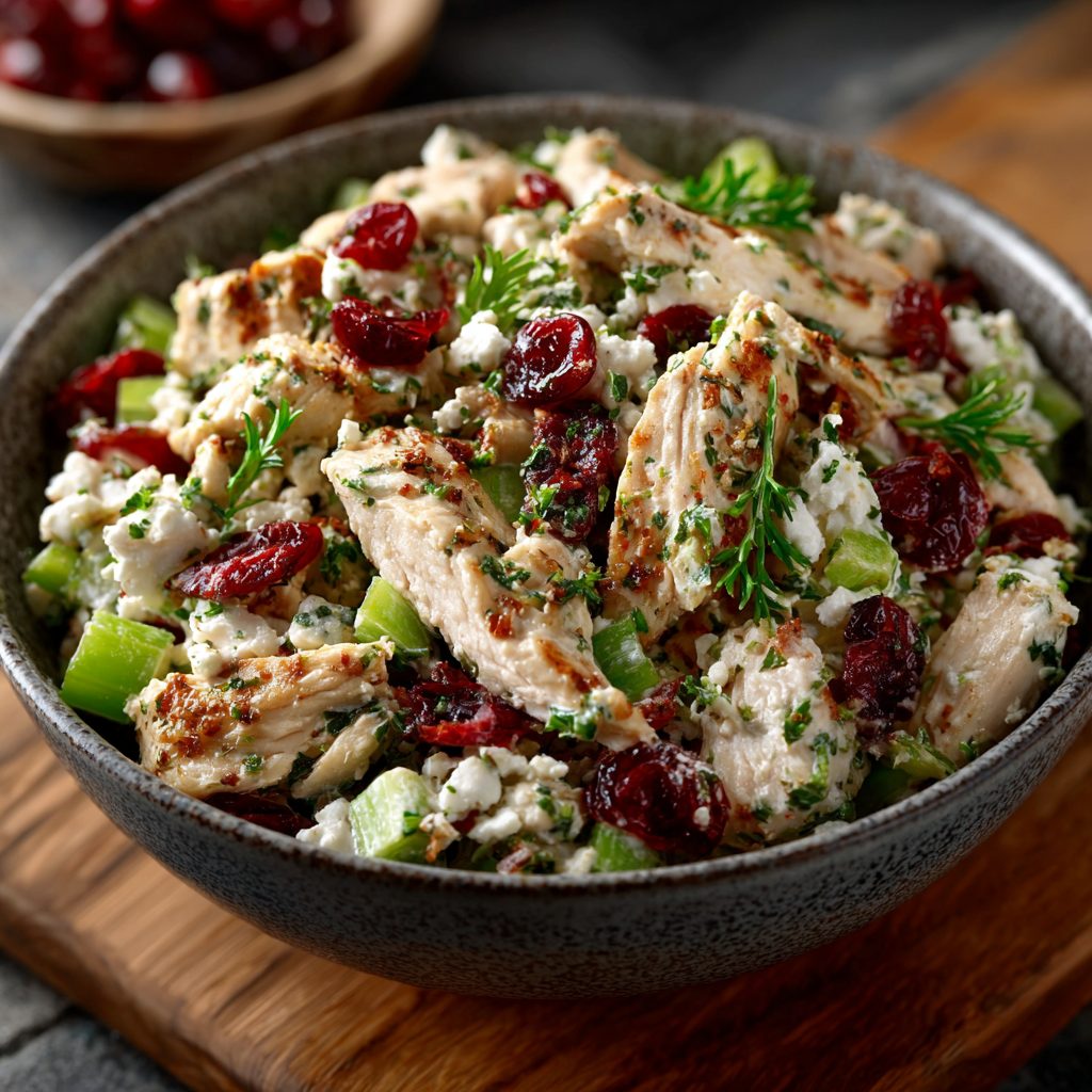 Keto Herbed Turkey, Cranberry, and Celery Salad Recipe Awaits!