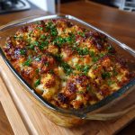 Keto Kimchi Cauliflower Gratin