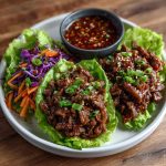 Keto Korean Bulgogi Beef Lettuce Wraps