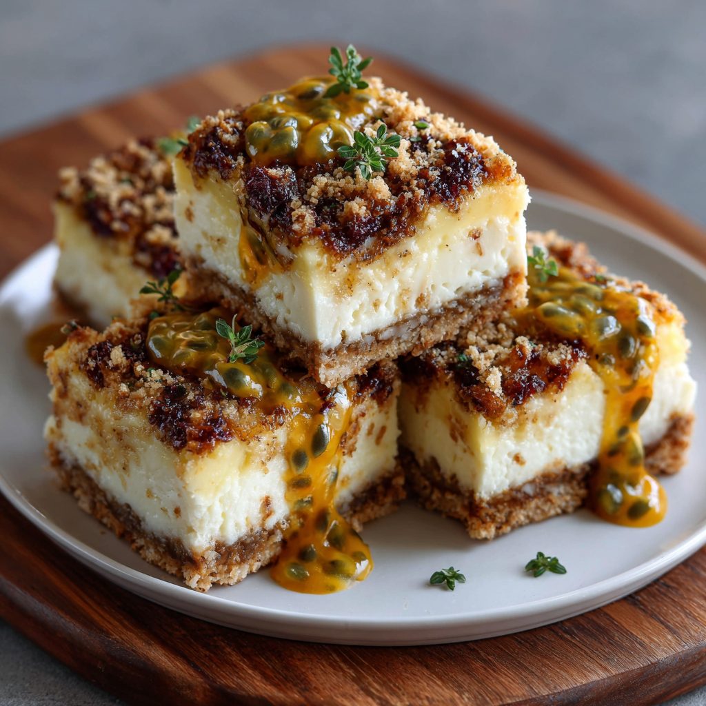 Keto Passionfruit Cheesecake Bars: Indulge Guilt-Free Today!