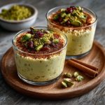 Keto Pistachio Cardamom Mousse Cups