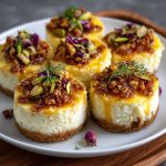 Keto Saffron Rose Cheesecake Bites