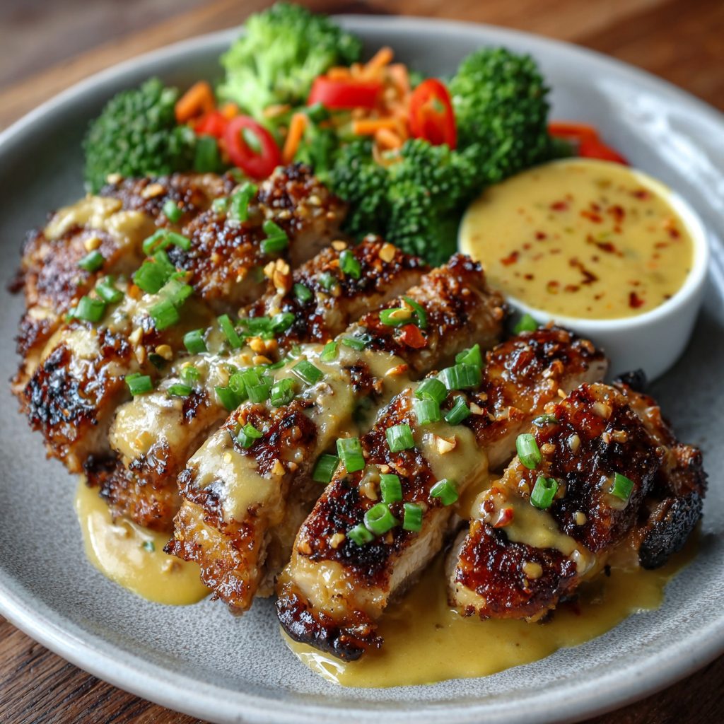 Keto Satay Chicken with Peanut Butter Coconut Sauce delights any palate! 3 Keto Satay Chicken with Peanut Butter Coconut Sauce