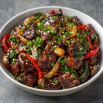 Keto Sesame Chili Mushroom Stir Fry