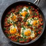Keto Shakshuka with Olive Oil Garlic