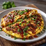 Keto Spanish Chorizo Manchego Omelet