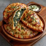 Keto Spinach Fatayer Pockets Almond Flour Dough