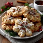 Keto Vanilla Bean Snowflake Cookies