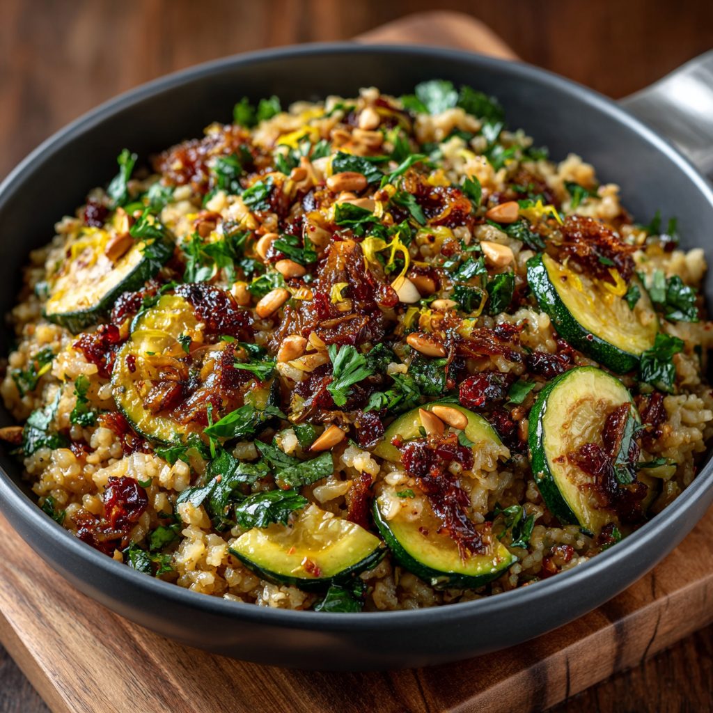 Keto Zucchini Pilaf with Saffron & Pine Nuts: Discover a Delight! 3 Keto Zucchini Pilaf with Saffron & Pine Nuts