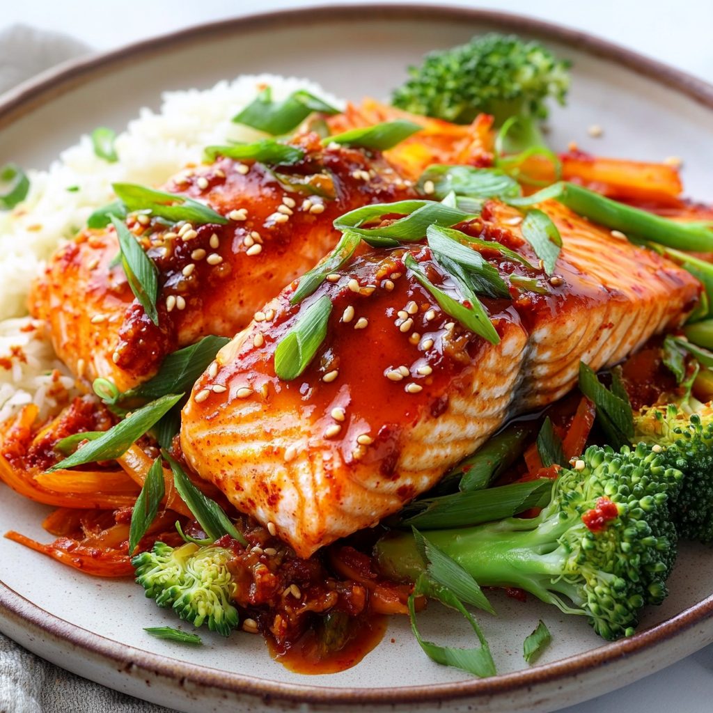 Korean Gochujang Butter Salmon: A Flavorful Delight!
