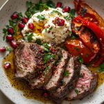 Lamb Harissa Whipped Feta Smash