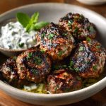 Lamb Kofta with Yogurt Mint Dip