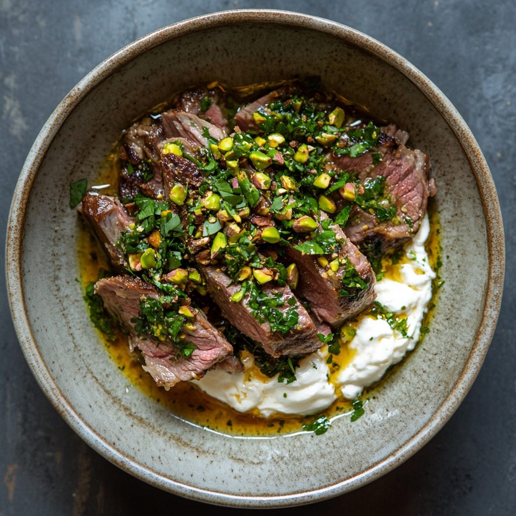Lamb Shoulder Mint Gremolata Whipped Labneh Bowl Awaits!