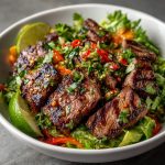 Lemongrass Grilled Keto Beef Salad