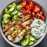 Low Carb Turkey Gyro Bowls