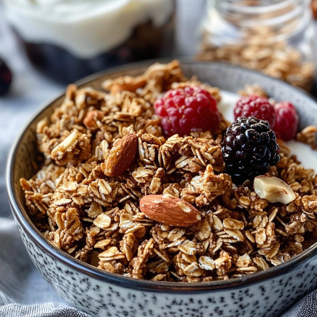 Maple Cinnamon Nut Granola: A Crunchy Breakfast Delight!