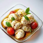 Marinated Mozzarella Balls keto low carb