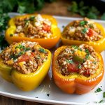 Mediterranean Turkey Stuffed Peppers