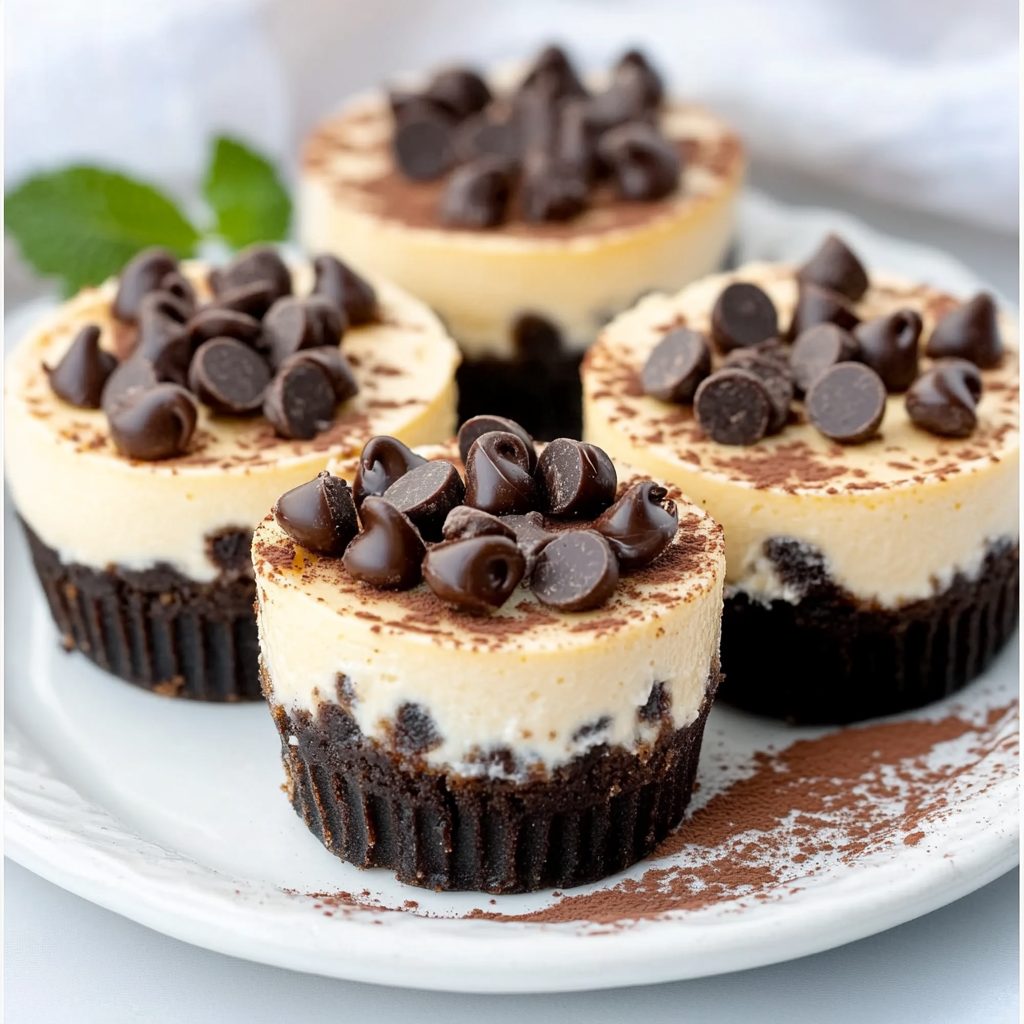Mini Keto Chocolate Chip Cheesecakes are a must-try!