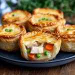 Mini Turkey Pot Pies keto low carb