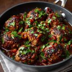 Moroccan Beef Meatballs in Tomato Cinnamon Sauce