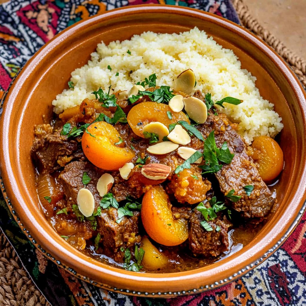 Moroccan Lamb Tagine with Cauliflower Couscous is Delicious!