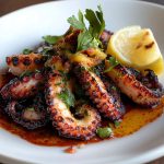 Octopus la Plancha with Paprika Oil