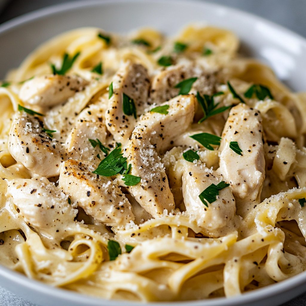 One Pot Chicken Alfredo: Easy, Creamy Dinner Recipe!