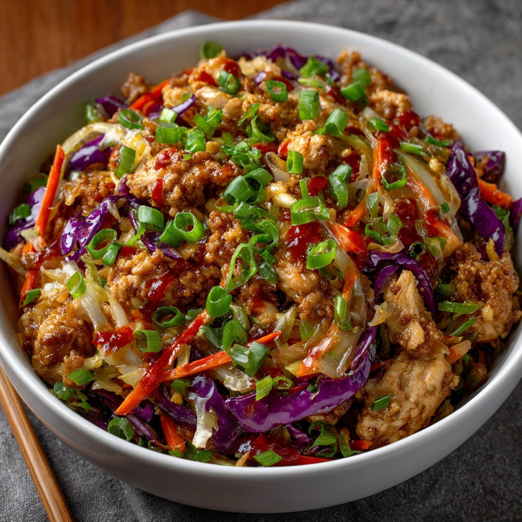 Paleo Egg Roll Bowls with Chicken: A Must-Try Recipe!