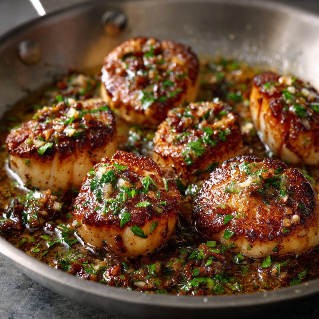 Pan-Seared Scallops with Browned Butter: A Delightful Recipe 3 Pan-Seared Scallops with Browned Butter