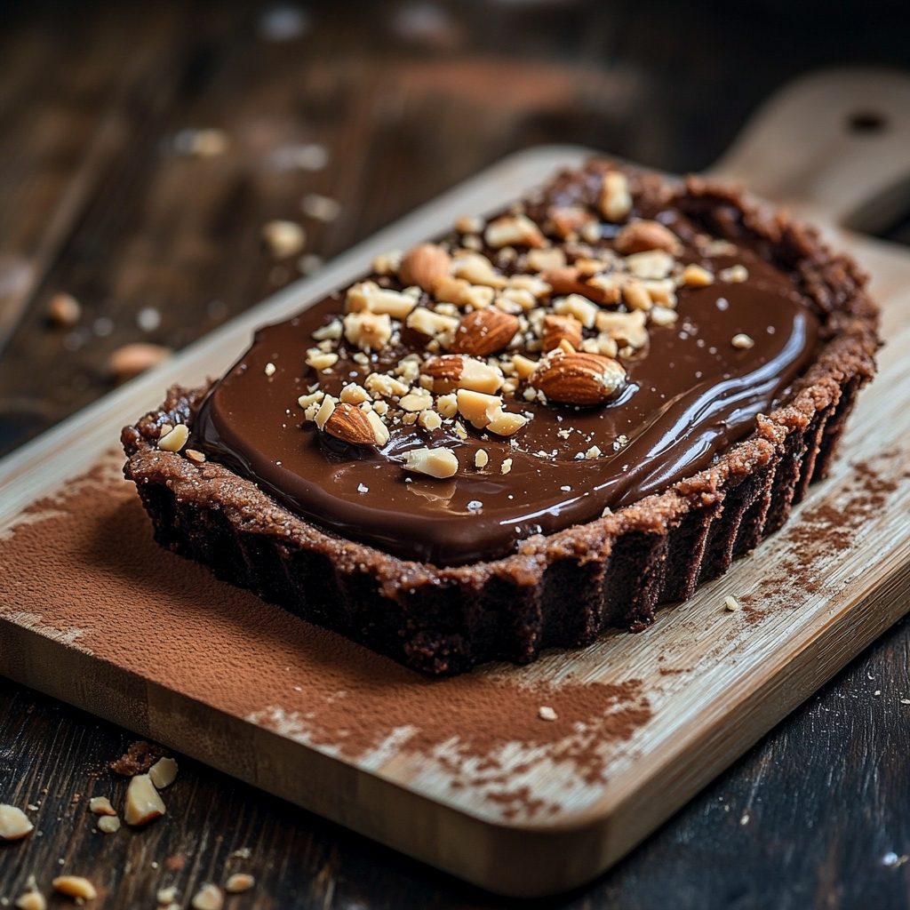 Peanut Butter Brownie Tart – High-Protein Keto Style: Indulge guilt-free!